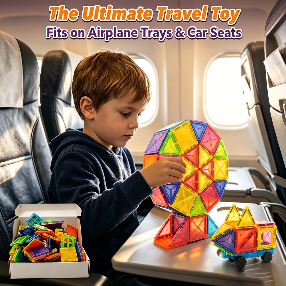Children Magnetic Building Blocks Set, 3D Learning Toys